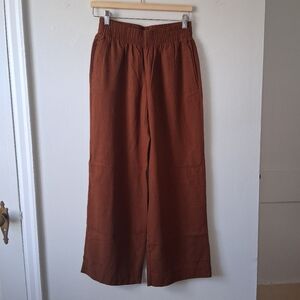 Old Navy Brown Linen Pants